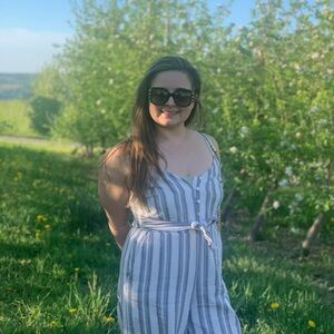 As U Wish Pink Blue Crème Jumpsuit